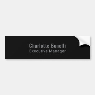Professionele Moderne Minimalistische Eenvoudige Bumpersticker