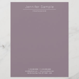 Professionele, moderne, minimalistische elegante S Briefhoofd