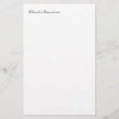 Professionele Moderne Minimalistische Gewone Kalli Briefpapier (Voorkant)