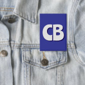 Professionele moderne minimalistische Initialen vo Button (Insitu)