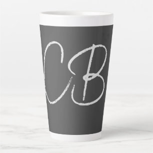Professionele moderne minimalistische Initialen vo Latte Mok