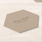 Professionele, moderne minimalistische kartonnen onderzetters (Schuin)