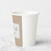 Professionele, moderne minimalistische papieren bekers (Links)