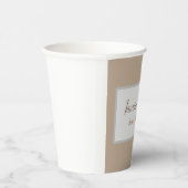 Professionele, moderne minimalistische papieren bekers (Rechts)