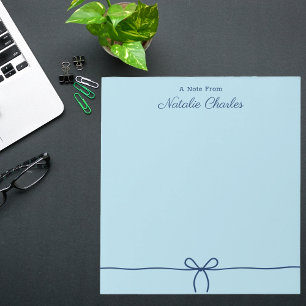 Professionele moderne minimalistische pastel & mar notitieblok