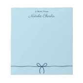 Professionele moderne minimalistische pastel & mar notitieblok (Voorkant)