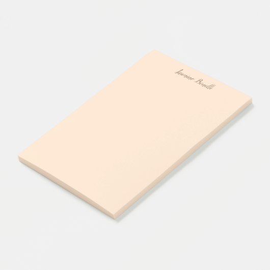 Professionele moderne minimalistische pastelkleur post-it® notes (Schuin)