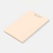 Professionele moderne minimalistische pastelkleur post-it® notes (Schuin)