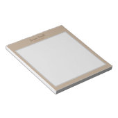 Professionele moderne minimalistische pastelkleure notitieblok (Schuin)