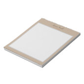 Professionele moderne minimalistische pastelkleure notitieblok (Gedraaid)