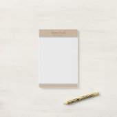 Professionele moderne minimalistische pastelkleure post-it® notes (Op bureau)