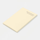 Professionele, moderne minimalistische post-it® notes (Schuin)