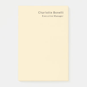 Professionele, moderne minimalistische post-it® notes