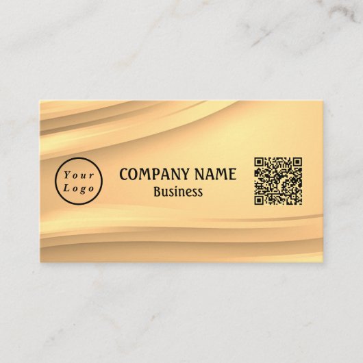 Professionele, moderne, minimalistische Qr-code vo Visitekaartje (Voorkant)