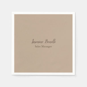 Professionele, moderne minimalistische servet