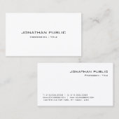 Professionele Moderne Minimalistische Sjabloon Sem Visitekaartje (Voorkant / Achterkant)