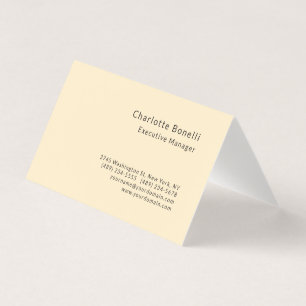 Professionele, moderne minimalistische visitekaartjes