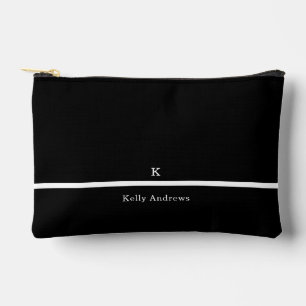 Professionele moderne minimalistische zwart-wit etui
