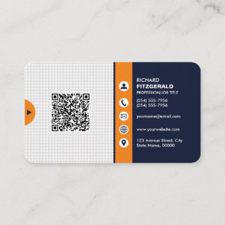 Professionele moderne QR-code Aangepast aangepast  Visitekaartje