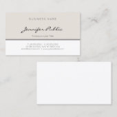 Professionele, moderne, schone, creatieve minimali visitekaartje (Voorkant / Achterkant)