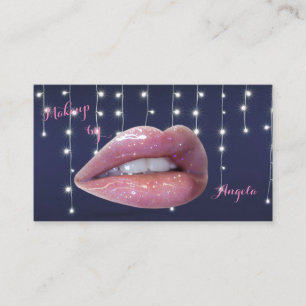 Professionele Moderne Stijlvolle - Lippen, Make-up Visitekaartje