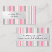 Professionele moderne strips visitekaartje (Voorkant / Achterkant)
