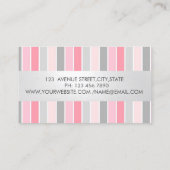 Professionele moderne strips visitekaartje (Achterkant)