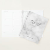Professionele moderne witte marmer planner (Display)