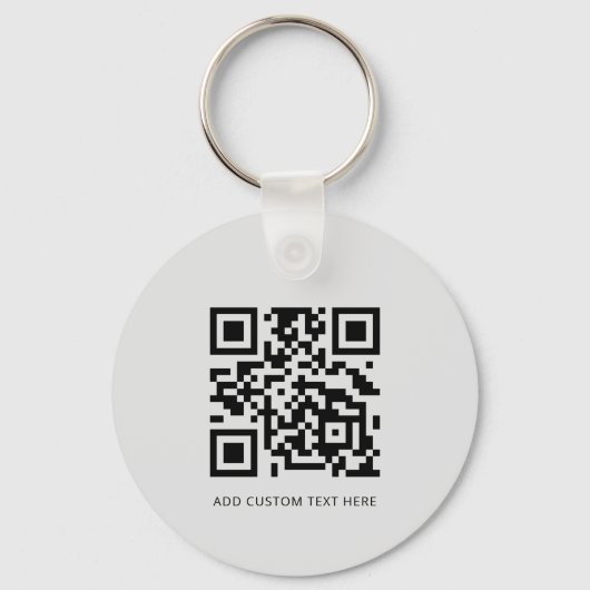Professionele Moderne zakelijke QR-code voor profe Sleutelhanger (Achterkant)