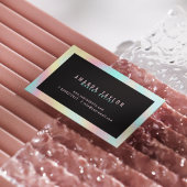 Professionele Moderne Zwarte Make-up Artiest Visitekaartje