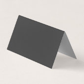 Professionele moderne zwarte minimalist visitekaartjes (Achterkant)