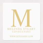 Professionele monogram- en bedrijfslabels labels (Design 2)