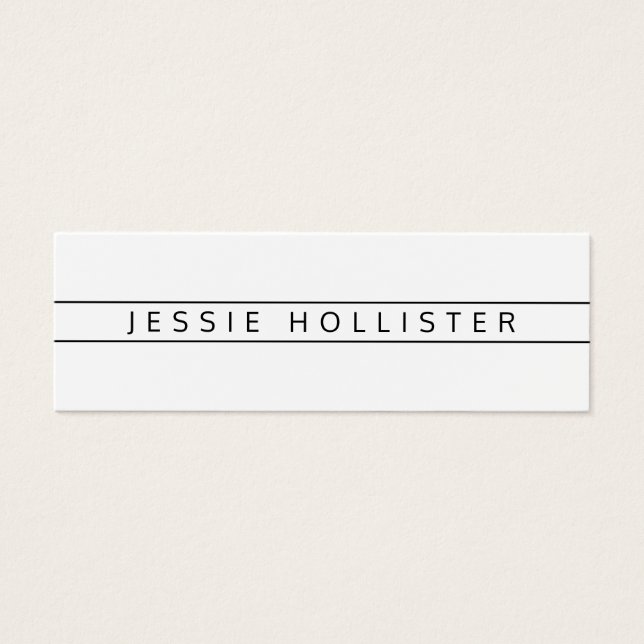 Professionele naam en informatie mini visitekaartjes (Voorkant)