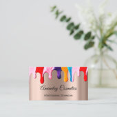 Professionele, Nail Artist-technicus Liquid Driver Visitekaartje (Staand voorkant)