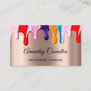 Professionele, Nail Artist-technicus Liquid Driver Visitekaartje