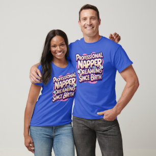 Professionele napper - Grappig Ontspanning Quote S T-shirt