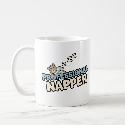 Professionele napper Mok – Schattigee Cartoon Beer (Links)