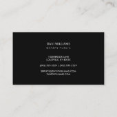 Professionele notaris openbaar Visitekaartje (Achterkant)