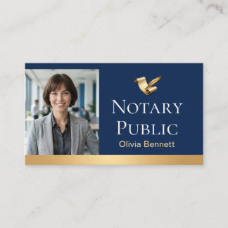 Professionele Notaris Zegel Quill Embleem Visitekaartje