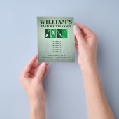 Professionele onderhoudswerktuigen flyer (Hand)