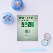 Professionele onderhoudswerktuigen flyer (Enkel)