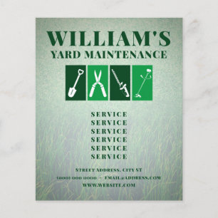 Professionele onderhoudswerktuigen flyer