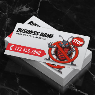 Professionele ongediertebestrijding Bedbug Extermi Visitekaartje