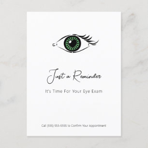 Professionele Optometrist Groene Hart Oog Herinner Briefkaart
