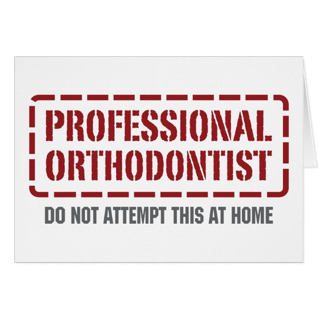 Professionele orthodontist (Voorkant Horizontaal)