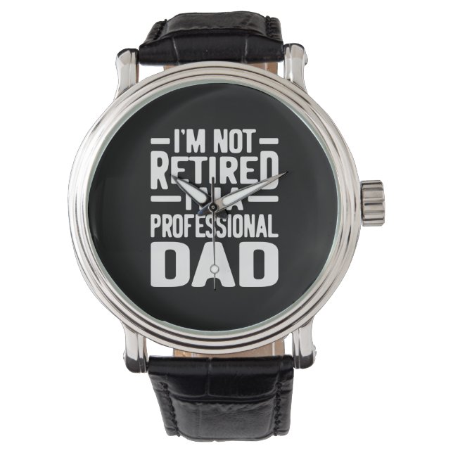 Professionele Pap Retirement Gift Horloge (Voorkant)