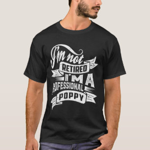 Professionele papaver t-shirt