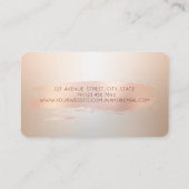 Professionele penseellijn, mixerbloemen visitekaartje (Achterkant)