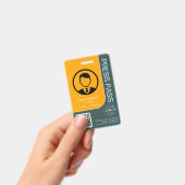 Professionele perskaart met QR-code en foto Badge (Handheld)