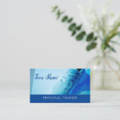 Professionele Personal Trainer Fitness Coach Visitekaartje (Staand voorkant)